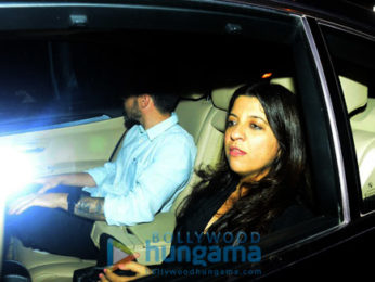 Bollywood stars visit Deepika Padukone's residence for a bash to celebrate Padmavati trailer's success