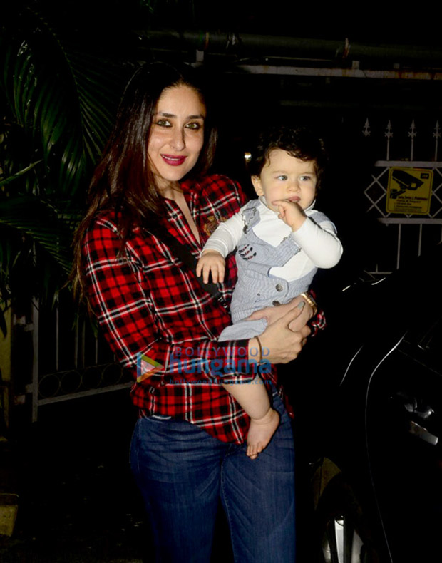 CUTE! Kareena Kapoor Khan strikes a pose with an excited baby Taimur Ali Khan (3)