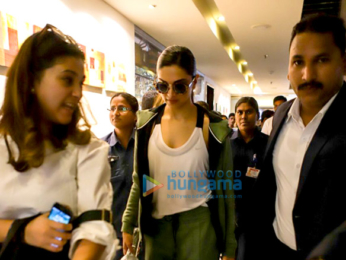 Deepika Padukone snapped at a hotel in Vijaywada