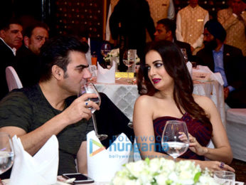 Dia Mirza and Arbaaz Khan at Real Estate Tyoon Awards