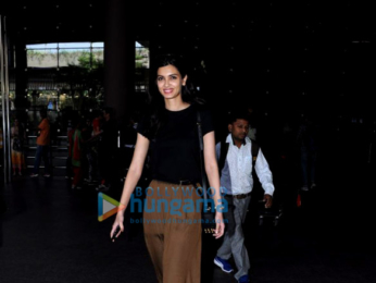 Diana Penty, Gauahar Khan and Karishma Tanna snapped at the airport