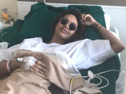 Esha Gupta poses in style even during her hospitalization