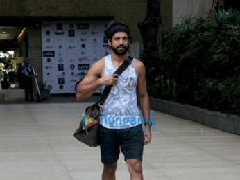 Farhan Akhtar snapped at the Otters Club