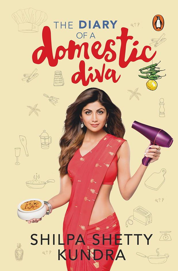 Here’s the cover of Shilpa Shetty’s book ‘The Diary of a Domestic Diva’ features