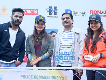Hrithik Roshan and Jacqueline Fernandez at 'Thane Police Commissioner's Marathon'
