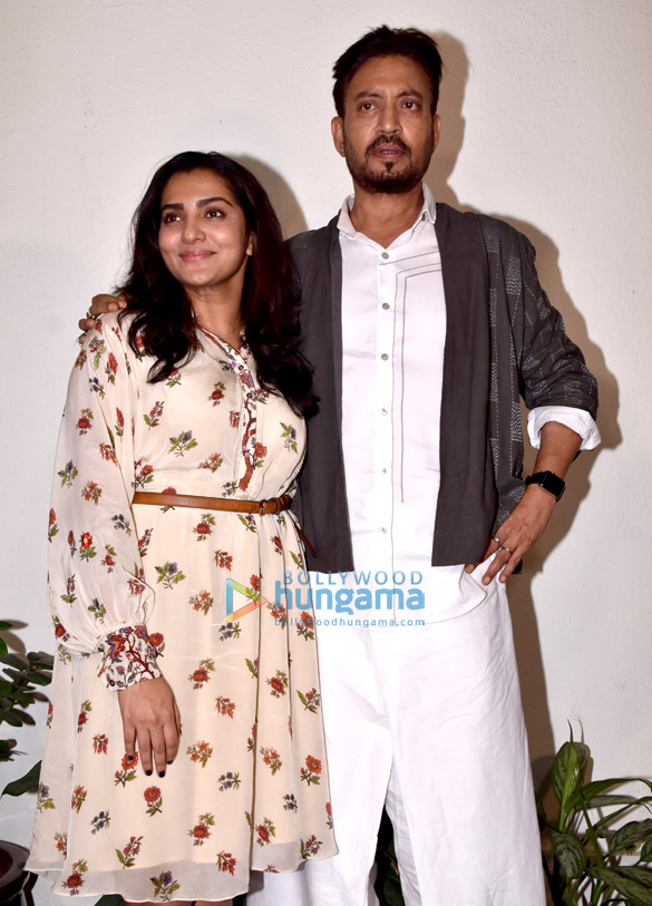Irrfan Khan and Parvathy host a special screening of ‘Qarib Qarib Singlle’ Irrfan Khan and Parvathy host a special screening of ‘Qarib Qarib Singlle’