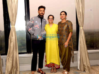 Irrfan Khan and Parvathy Thiruvothu at a Photoshoot and Press Meet for 'Qarib Qarib Singlle'