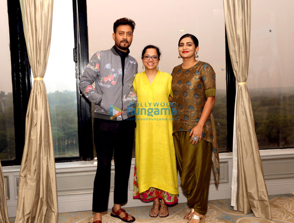 Irrfan Khan and Parvathy Thiruvothu at a Photoshoot and Press Meet for ‘Qarib Qarib Singlle’