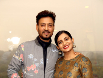 Irrfan Khan and Parvathy Thiruvothu at a Photoshoot and Press Meet for 'Qarib Qarib Singlle'