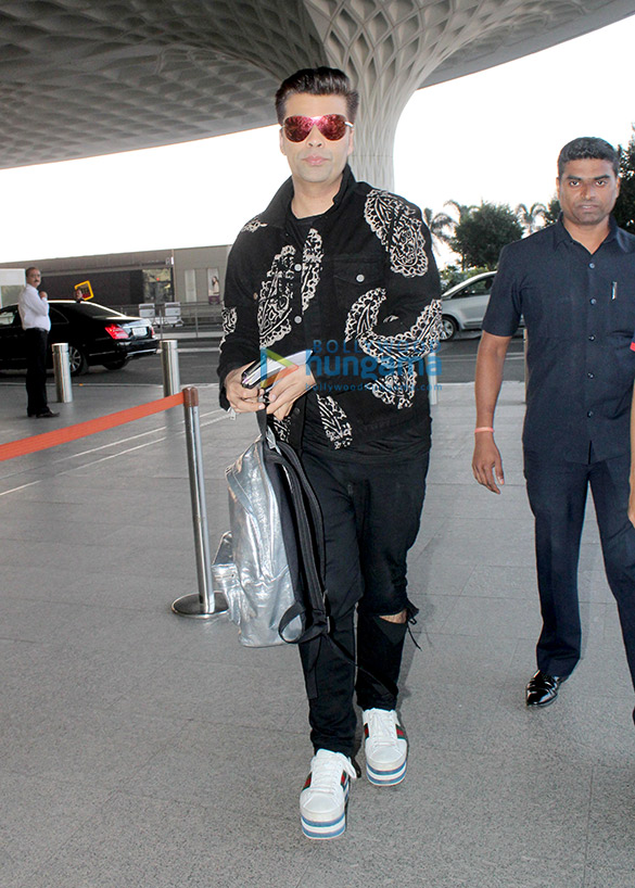 jackie shroff karan johar and others spotted at the airport 2