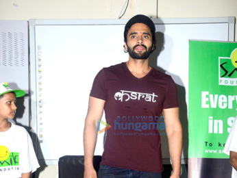 Jackky Bhagnani meets kids at an event organized by Smile Foundation