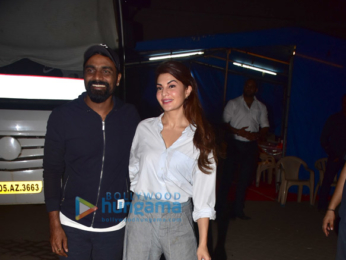 Jacqueline Fernandez and Remo DSouza snapped at Mehboob studio in Bandra
