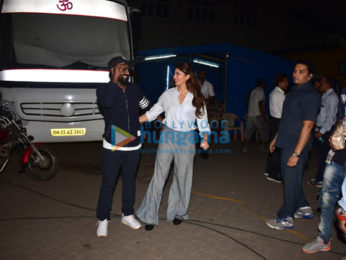 Jacqueline Fernandez and Remo DSouza snapped at Mehboob studio in Bandra
