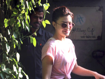 Jacqueline Fernandez snapped at Pali village cafe