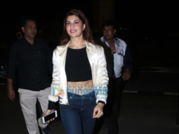 Jacqueline Fernandez and Sanjay Dutt snapped at the airport