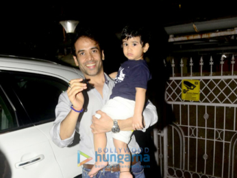 Kareena Kapoor Khan & Tusshar Kapoor snapped with Taimur Ali Khan & Laksshya Kapoor in Bandra