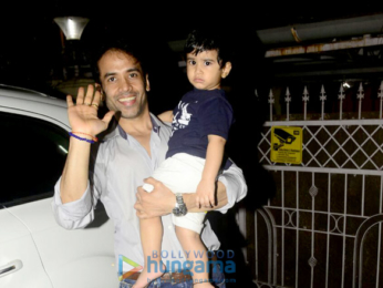 Kareena Kapoor Khan & Tusshar Kapoor snapped with Taimur Ali Khan & Laksshya Kapoor in Bandra
