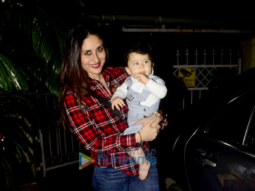 Kareena Kapoor Khan & Tusshar Kapoor snapped with Taimur Ali Khan & Laksshya Kapoor in Bandra