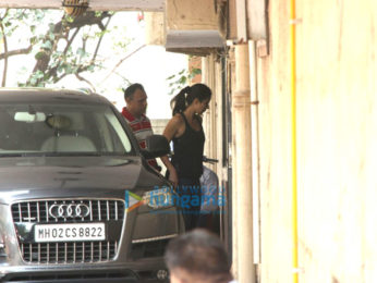 Katrina Kaif snapped at her gym in bandra