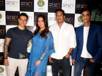 Lara Dutta, Diana Penty and Kunal Kapoor at the launch of RESET gym in Bandra