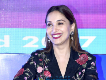 Madhuri Dixit snapped at an awards function in Juhu