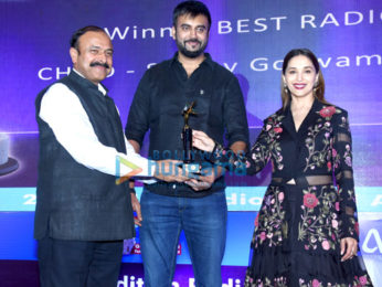 Madhuri Dixit snapped at an awards function in Juhu