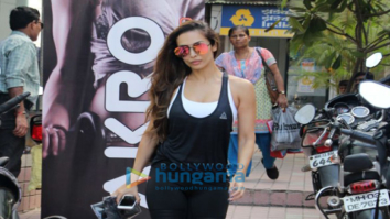 Malaika Arora snapped after her gym session in Khar