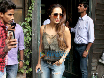 Malaika Arora spotted at Pali Village Cafe