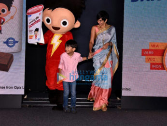 Mandira Bedi snapped with her son at an event