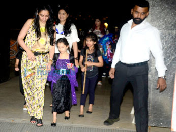 Manyata Dutt snapped with kids