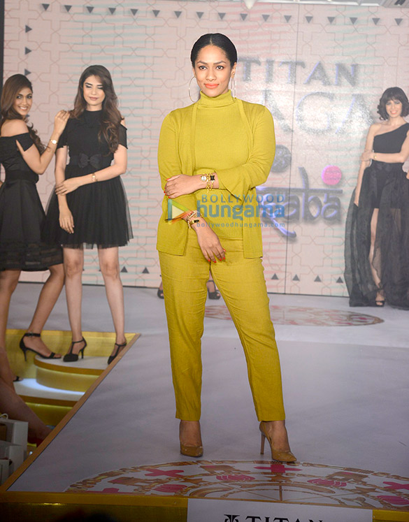 masaba launches her new collection for titan raga 2