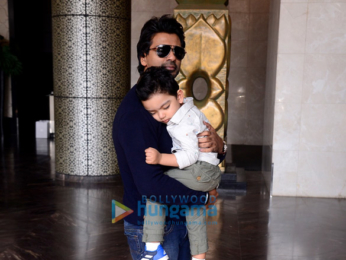 Nikhil Dwivedi snapped over lunch