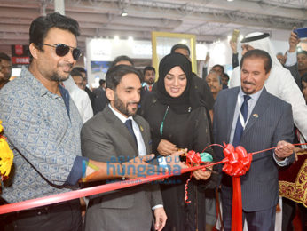 R Madhavan snapped at Dubai Property Show