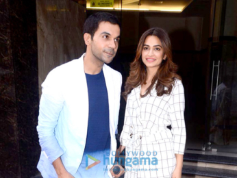 Rajkummar Rao & Kriti Kharbanda snapped promoting Shaadi Mein Zaroor Aana