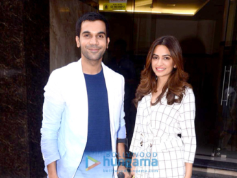 Rajkummar Rao & Kriti Kharbanda snapped promoting Shaadi Mein Zaroor Aana