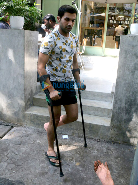 Rajkummar Rao spotted at The Kitchen Garden Rajkummar Rao spotted at The Kitchen Garden