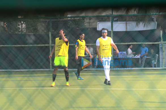 Ranbir Kapoor and Ranveer Singh snapped at a soccer match Ranbir Kapoor and Ranveer Singh snapped at a soccer match