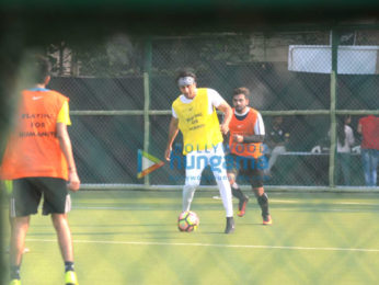 Ranbir Kapoor and Ranveer Singh snapped at a soccer match