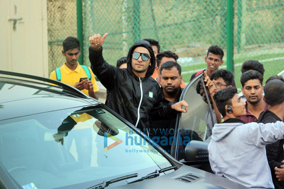 ranbir kapoor and ranveer singh snapped at a soccer match1 2