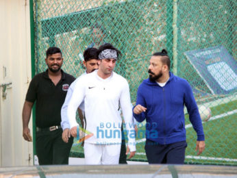 Ranbir Kapoor and Ranveer Singh snapped at a soccer match