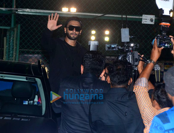 Ranveer Singh snapped after a football session in Bandra