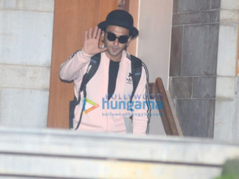 Ranveer Singh spotted at Zoya Akhtar's residence