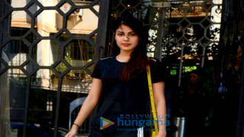 Rhea Chakraborty spotted at The Korner House