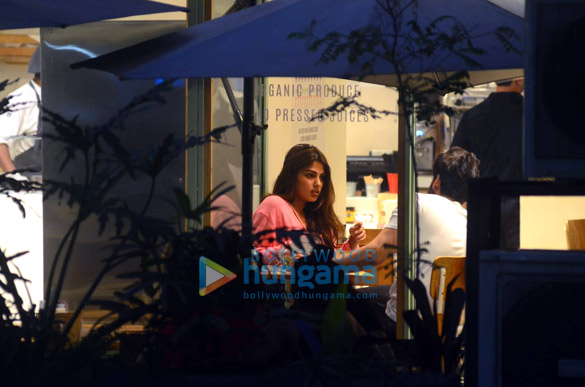 Rhea Chakraborty spotted on a coffee date in Bandra Rhea Chakraborty spotted on a coffee date in Bandra