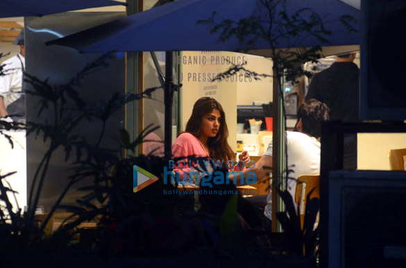 rhea chakraborty spotted on a coffee date in bandra 2