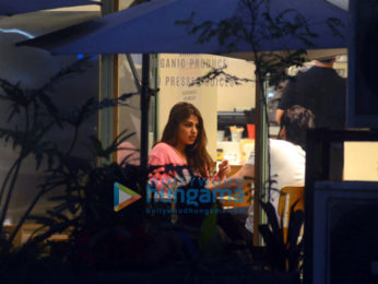 Rhea Chakraborty spotted on a coffee date in Bandra