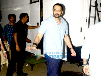 Rohit Shetty snapped meeting Ranveer Singh