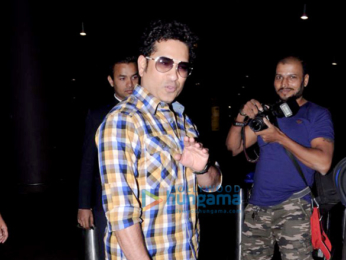 Sachin Tendulkar arrives from Jodhpur