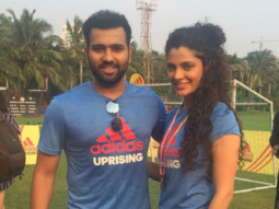 Check out: Saiyami Kher flags off Adidas Uprising 3.0 race with cricketers KL Rahul and Rohit Sharma!