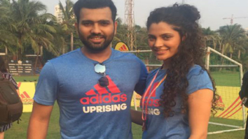 Check out: Saiyami Kher flags off Adidas Uprising 3.0 race with cricketers KL Rahul and Rohit Sharma!